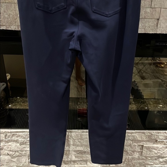 Karen Scott Women's Navy legging pants size Medium Petite - Picture 9 of 11